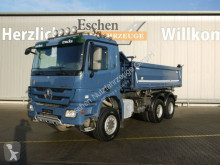 Mercedes hátra és két oldalra billenő kocsi teherautó 3344 AK,6x6, MEILLER 3-S-Kipper, Telligent,Klima