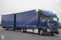 Teherautó MERCEDES-BENZ ACTROS / 1830 / ACC / EURO 6 / ZESTAW PRZEJAZDOWY + remorque rideaux coulissants használt függönyponyvaroló