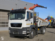 Teherautó MAN TGS TG-S 18.440 4x2 2-Achs Kipper Kran 11m to. használt hátra és két oldalra billenő kocsi