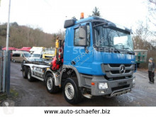 Mercedes skip truck 4148/Abroller/Kran/ ADR