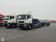 MAN konténerszállító teherautó TGX / 26.470 / ACC / E 6 / ZESTAW TANDEM BDF + remorque porte-conteneur