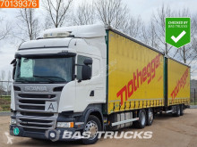Nyerges vontató és pótkocsi Scania R 450 használt függönyponyvaroló
