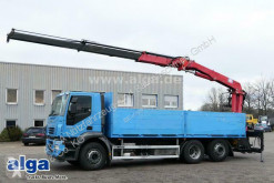 Camião estrado / caixa aberta caixa aberta Iveco AD260S42 6x2, Kran HMF 2000L2, Greifersteuerung