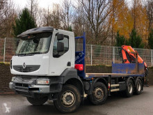 Teherautó Renault Kerax 410.32 8x4 Plateau Grue Euro 5 használt plató