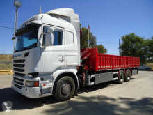Camión Scania caja abierta usado