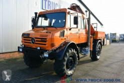 Camion cassone fisso Unimog U5000 L 4x4 DoKa Atlas Kran 120.2E 12m=750kg AHK