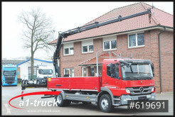 Camión Mercedes Atego 1624, HIAB XS 077 Funk caja abierta teleros usado