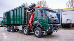Грузовик лесовоз Volvo FMX 8x6 Demmler-Abschiebecontainer Mit Epsilon Q