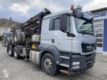 MAN truck TGS 33.480 6x4 SZM Langholz Kran 7,5 m *Anhänger