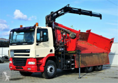 Camion plateau DAF CF 85.340 *Kipper 4,80 + Kran/FUNK*Topzustand!