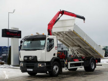Renault flatbed truck C 280/4X2/ TIPPER -6 M+CRANE FASSI F95/LIKE NEW