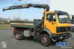 Camión Mercedes 1824 AK 4x4, Allrad, Kran Hiab 100AW, Meiller volquete volquete trilateral usado