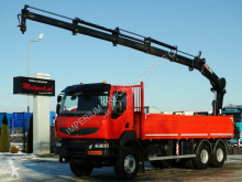 Camión caja abierta Renault KERAX 410/6X4/L:6,9M+CRANE HIAB 200/RADIO/MANUAL