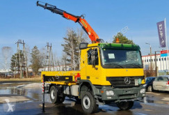 Camion plateau Mercedes 4x4 ACTROS 1841 PALFINGER PK 12000 KRAN CRAN