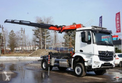 Camion plateau Mercedes 4x4 AROCS 1836 FASSI 165 NCH EURO 6 KRAN CRAN