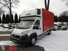 Kamión Fiat DUCATO SKRZYNIA PLANDEKA 8 PALET KLIMATYZACJA WEBASTO TEMPOMAT [ valník s bočnicami a plachtou ojazdený