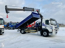 Camion Volvo FM 9.260 kiper + kran , super stan ribaltabile usato