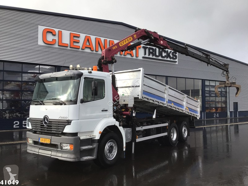 Used Mercedes Atego Tipper Truck 2628 6x2 Diesel Euro 3 Crane N 6010413