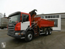 Scania three-way side tipper truck P380 Kipper 6x4 Bordmatik Kran Funk-FB
