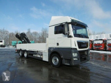 Camion plateau ridelles MAN 26.440 TGX Pritsche Kran Lift-Lenkachse Euro 6