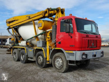 Astra HD7 84.38 truck used concrete mixer + pump truck concrete