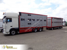 Camion remorque bétaillère bovins DAF XF105