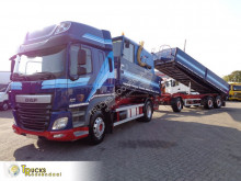 DAF three-way side tipper trailer truck
