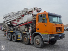 Astra HD7 84.38 truck used concrete mixer + pump truck concrete