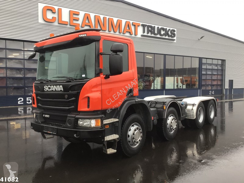 Camion Scania Chasis P 450 8x4 Diesel Euro 6 Usado N