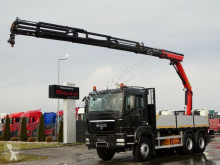Camión caja abierta MAN TGS 33.400/ 6X4/ BOX + CRANE PALFINGER 14002/17M