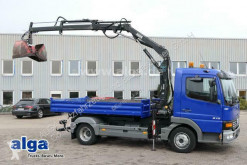 Mercedes 815 K Atego 4x2, Kran Hiab 045-2, Meiller, AHK truck used three-way side tipper