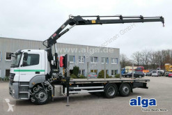 Camión caja abierta teleros Mercedes 2536 L Axor 6x2, Kran Hiab 144D-4, Funk, AHK