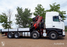 Camion plateau Volvo 520 8x2 FASSI 600 + JIB