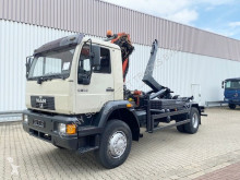 Camion benne MAN 18.284 LAC 4x4 LAC 4x4 mit Kran Palfinger PK 9000