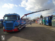 Scania teherautó R440 Pritsche mit PK18002 und Seilwinde