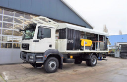 Vrachtwagen Schuifzeilen MAN TGM 18.280 BB 4×4 SERVICE / LUBRICATION TRUCK