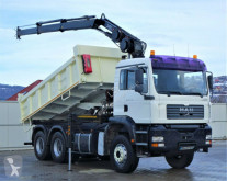 MAN tipper truck TGA 33.350 Kipper 4,70 m + Kran 6x4 Top Zustand