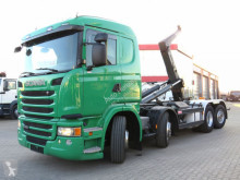 Camion polybenne Scania G 450 8x2 Abrollkipper Meiller 30to Haken, Euro 6