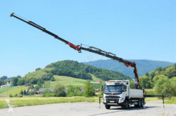 Volvo flatbed truck FMX 460 Pritsche 6,20 m+ Kran+JIB/FUNK*6x4
