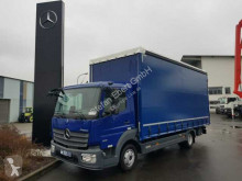 Camión Mercedes Atego Atego 818 L Pritsche/Plane Klima Schiebplanen tautliner (lonas correderas) usado