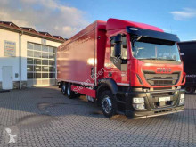 Camión Iveco Stralis AD260SY36 Schiebeplane+LBW Abbiege Euro6 caja abierta transporte de bebidas usado