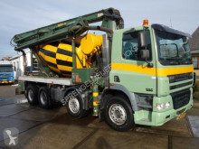 DAF 85 truck used concrete mixer + pump truck concrete