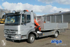 Camión caja abierta teleros Mercedes 818 L Atego 4x2, Kran Palfinger PK6501, AHK