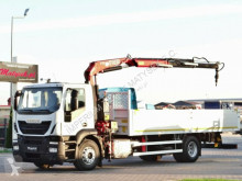Ciężarówka Iveco STRALIS 310/4X2/BOX-7,15M+CRANE FASSI F155/RADIO platforma używana