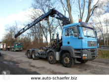 Vrachtwagen MAN TGX 35.480/8x4/ Kran HIAB 322 tweedehands portaalarmsysteem