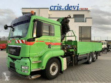 Camión caja abierta teleros MAN TGS TGS 26.480 6x4H-2 BL Hydrodrive HMF 4220 K5