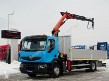 Renault KERAX 370 DXI / 4X2 / BOX-6,8M+CRANE PALFINGER truck used flatbed
