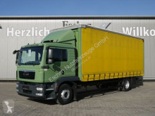 MAN tarp truck TGM 15.340 BL, Krone Aufbau, Scheckheft, Klima