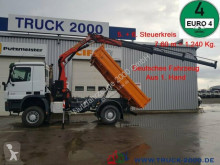 Camión volquete Mercedes Actros 1832 Actros 4x4 Meiller Kran PK 10501 Hydraulik