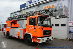 Camión MAN 14.222 Feuerwehr + Drehleiter 30m Rettungskorb bomberos usado